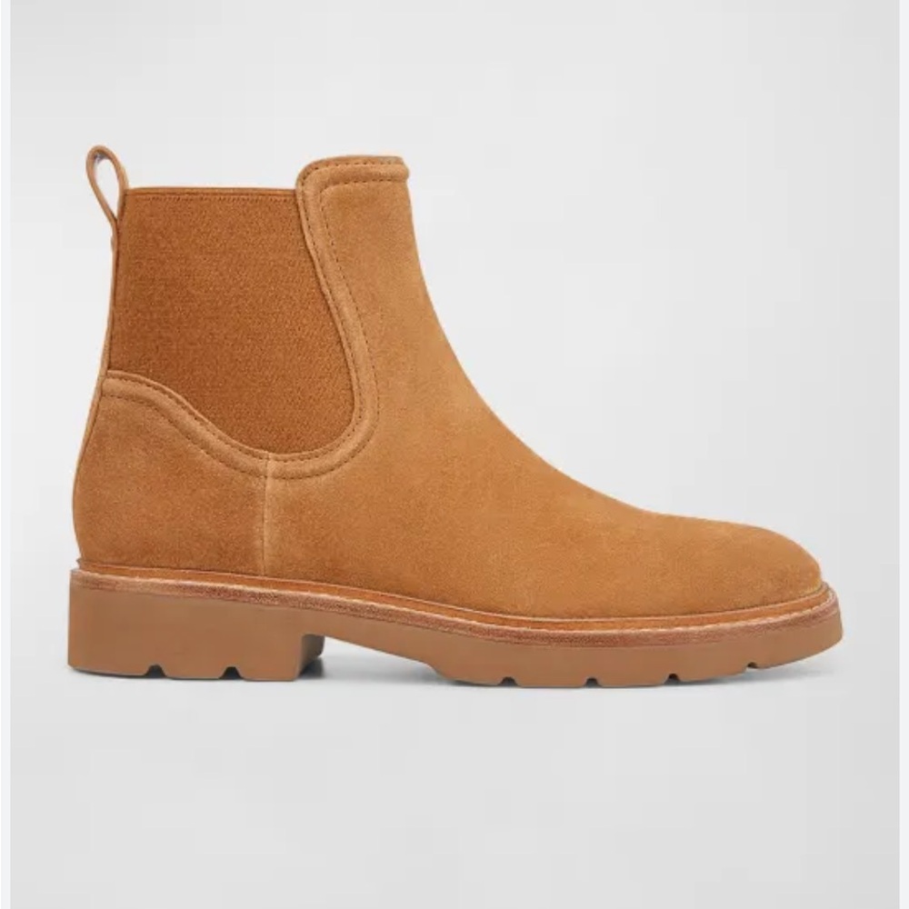 Vince Rue Suede Chelsea Ankle Boots